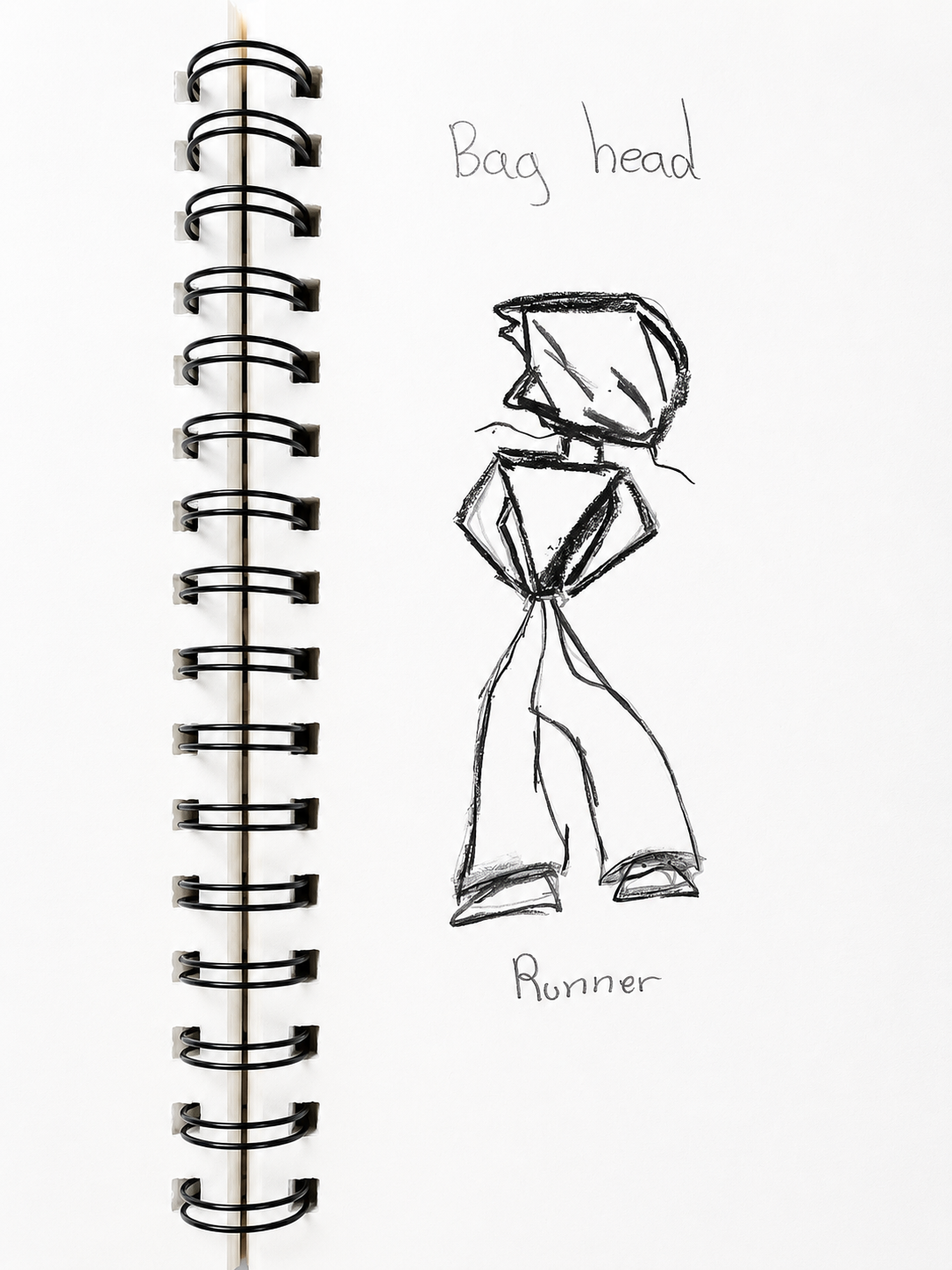 Bag Head runner sketch